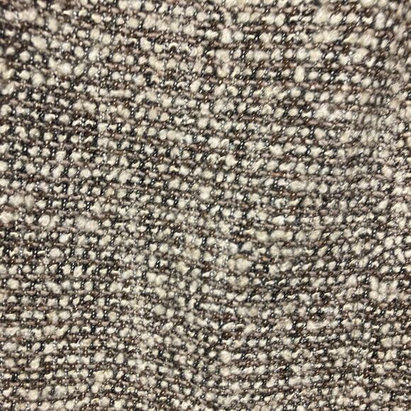 NWT TALBOTS Skirt 16 Wool Tweed Boucle Speckles Brown-Cream Slit Zip Lined Knee - Picture 4 of 7